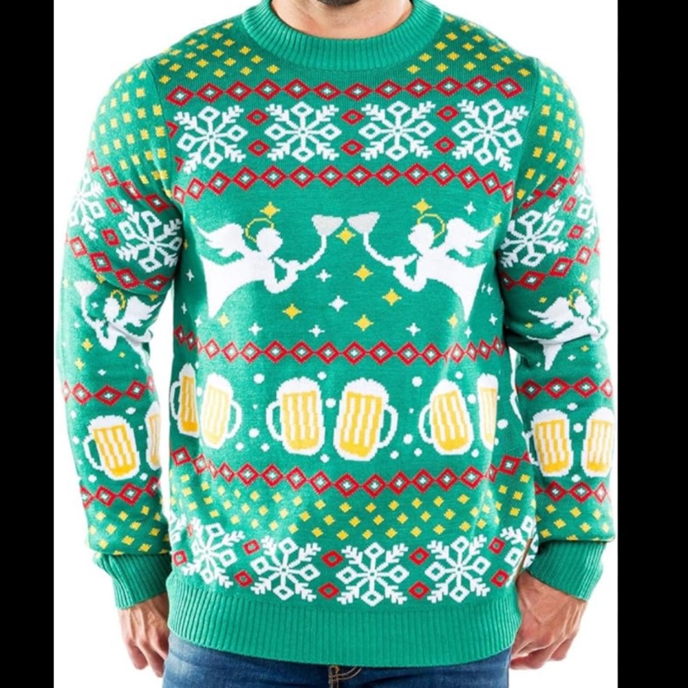 Tipsy Elves Beer Angels Sweater